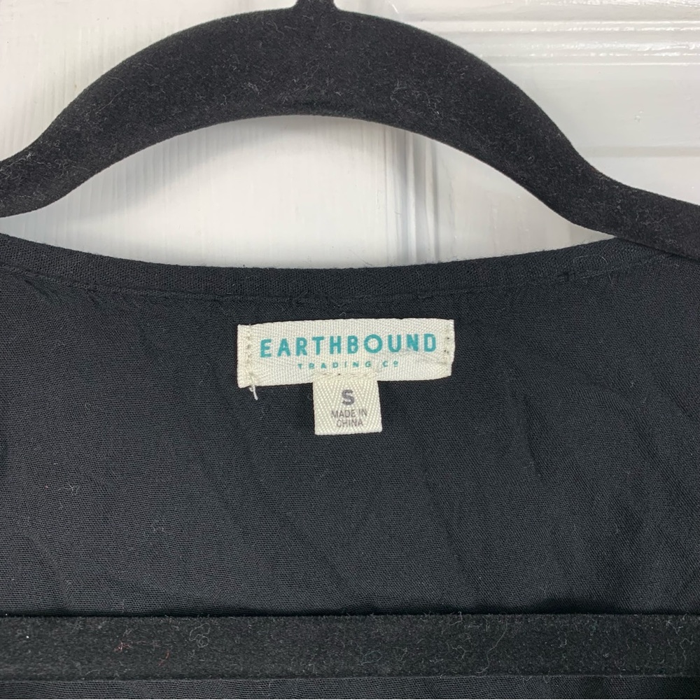 Earthbound Womens Black Top Size Small - Picture 3 of 5